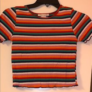 cute rainbow crop top